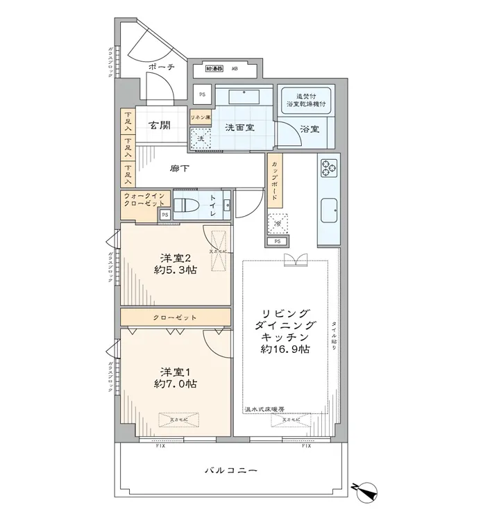 フォルム六番町の間取り図