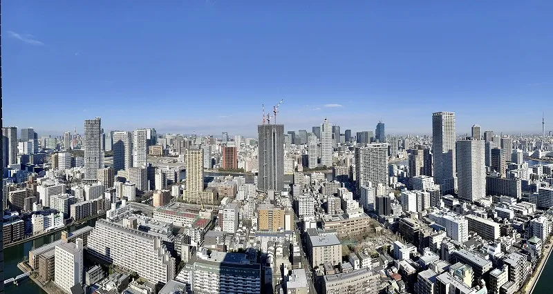 晴海アイランドトリトンスクエアビュータワーの眺望