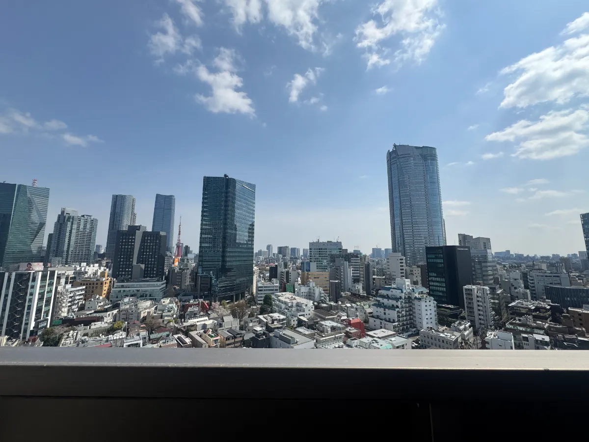 マジェスタワー六本木のバルコニー2