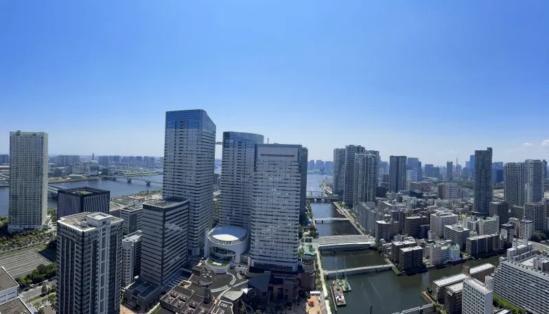 晴海アイランドトリトンスクエアビュータワーの眺望