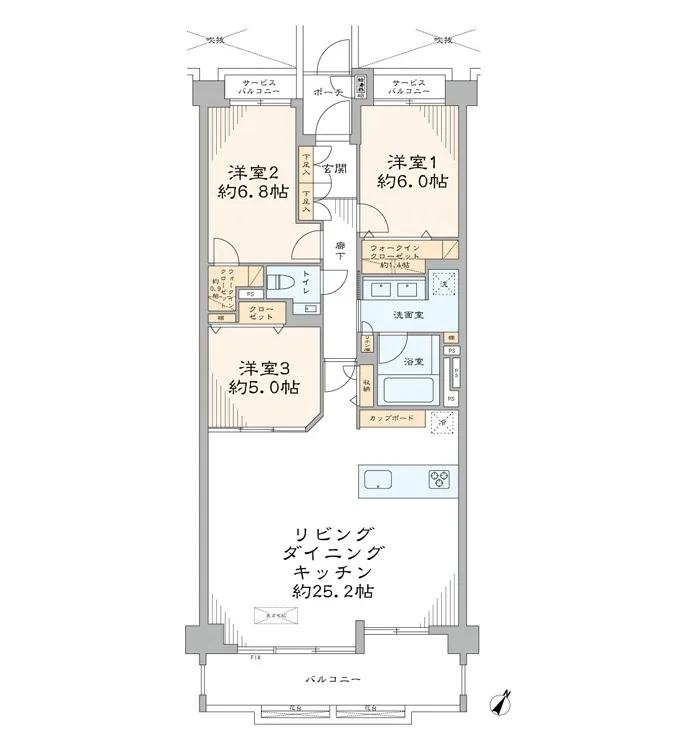 代々木デュープレックスの間取り図