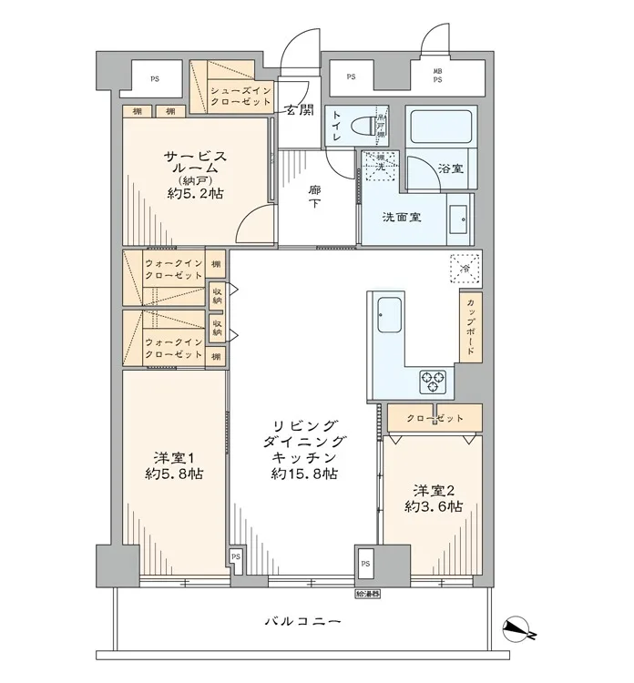 アルス音羽の間取り図
