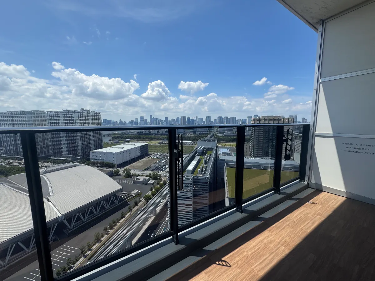 シティタワーズ東京ベイウエストタワーのバルコニー1