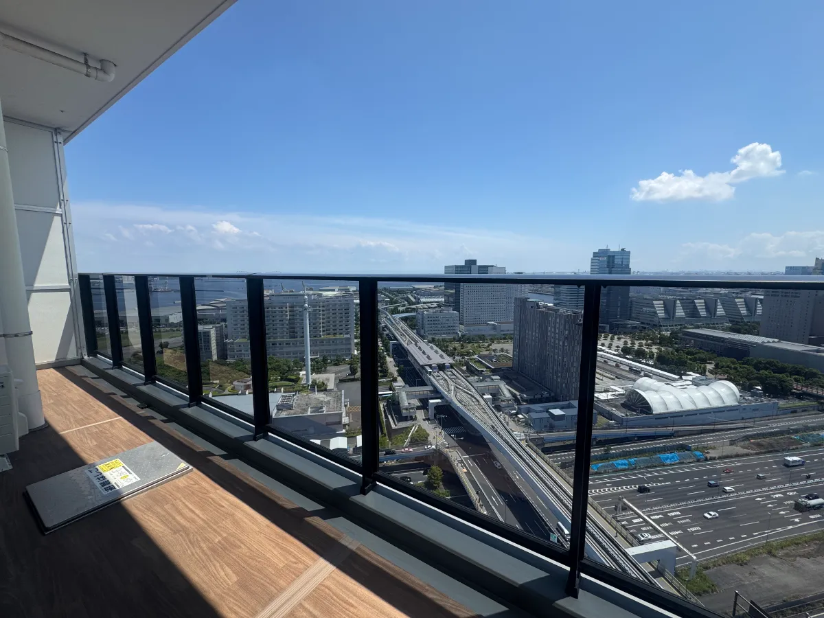 シティタワーズ東京ベイウエストタワーのバルコニー2