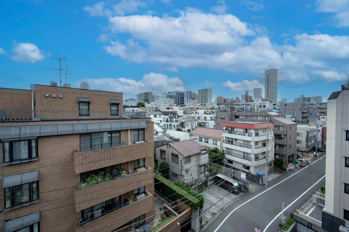 シティハウス四谷坂町のバルコニー2