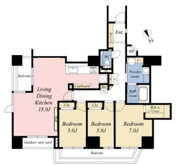 ソプラタワーの間取り図